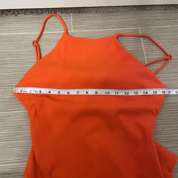 NWT Andie Asbury Rib One Piece Swimsuit Sire Orange Size XL - Picture 14 of 15